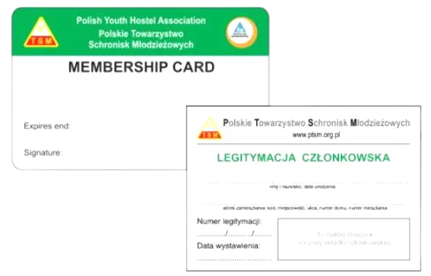 Krajowa i międzynarodowa legitymacja członkowska PTSM